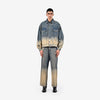 Indigo-Ombre wash denim jacket