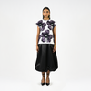 Tongue-printed cotton sleeveless top (Women's)