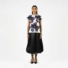  Tongue-printed cotton sleeveless top (Women's)