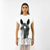 Horse printed sleeveless top