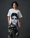 The Girl with the Braids t-shirt - White