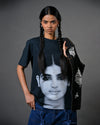 The Girl with the Braids t-shirt - Black