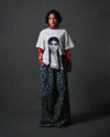 The Girl with the Braids portrait t-shirt - White