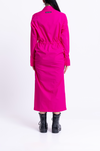 Drawstring Dress (Hot Pink)