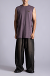 'The Ranch' Sleeveless T-shirt (Purple Mauve)