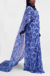 Diversity Hybrid Sari-Pants (Blue)