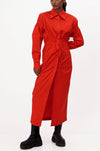 Drawstrings Dress (Red)