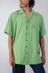 Huemn Gorilla Insignia Oversized Safari Shirt (Green)