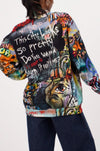 'Huemn City' Graffiti Sweatshirt