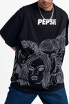 Pepsi X Huemn Black Graphic T-Shirt