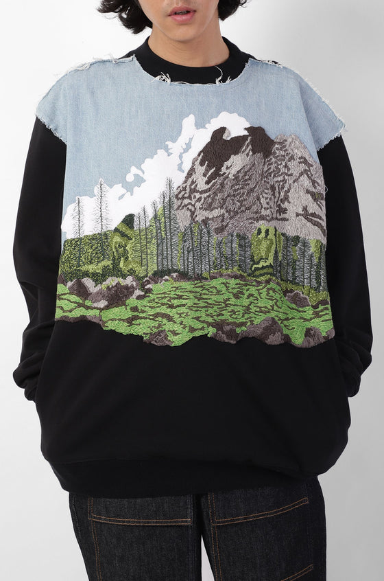 Handcrafted 'Mountains' Sweatshirt