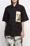 Handcrafted 'Shadow' Safari Shirt (Black)