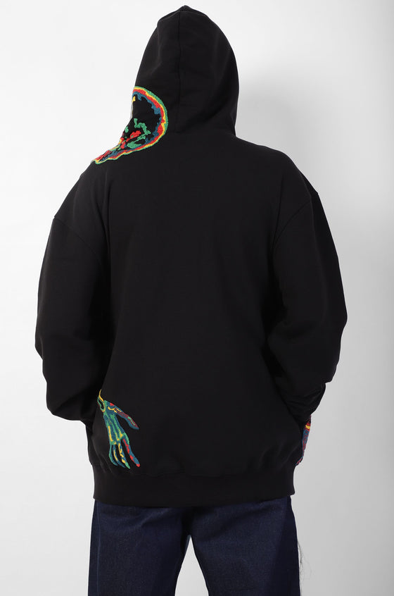 Handcrafted 'Thermochromic Skeleton' Hoodie