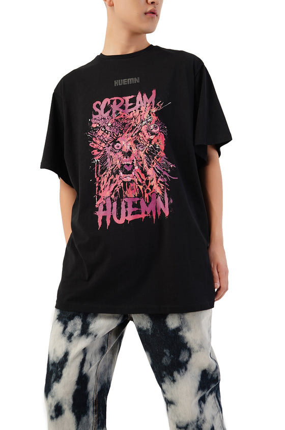 Scream Huemn T-Shirt (Black)