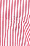 HUEMN Gorilla Insignia Striped Shirt (Flamingo pink)
