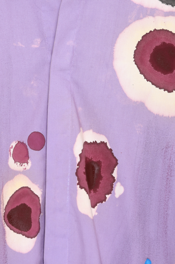 HUEMN Blood Washed Shirt (Lilac)