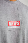 Huemn Capsule Drop: News T-Shirt (Grey)