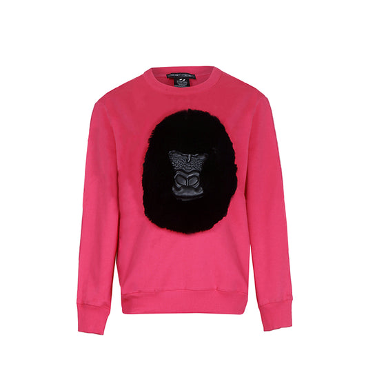 HUEMN Classic handmade Gorilla sweatshirt (Hot Pink)